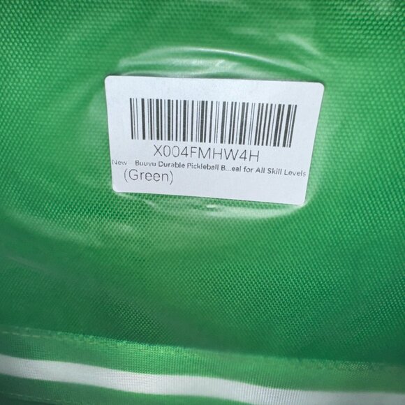 NWT AWESOME Pickle-colored Canvas PICKLEBALL BAG w/ matching accessories - Picture 6 of 6